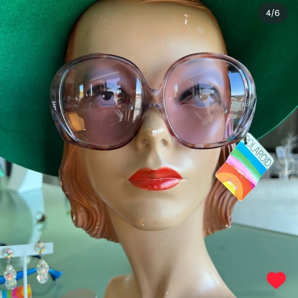 Polaroid 70s Purple Oversized Sunglasses - Picture 3 of 5